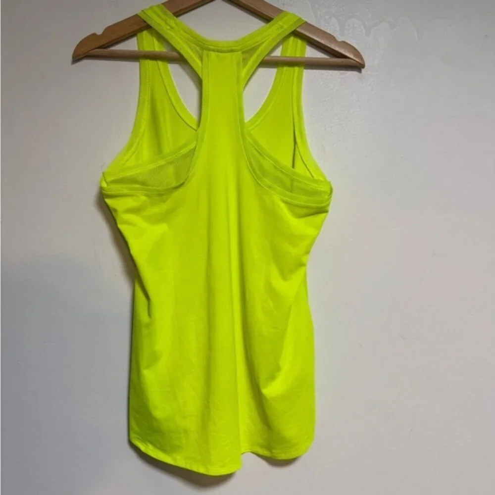 Fabletics Neon Yellow Racerback Tank Top XS - Picture 5 of 5
